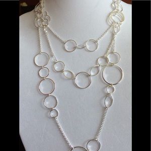 NWOT Premier Designs "Round & Round" necklace